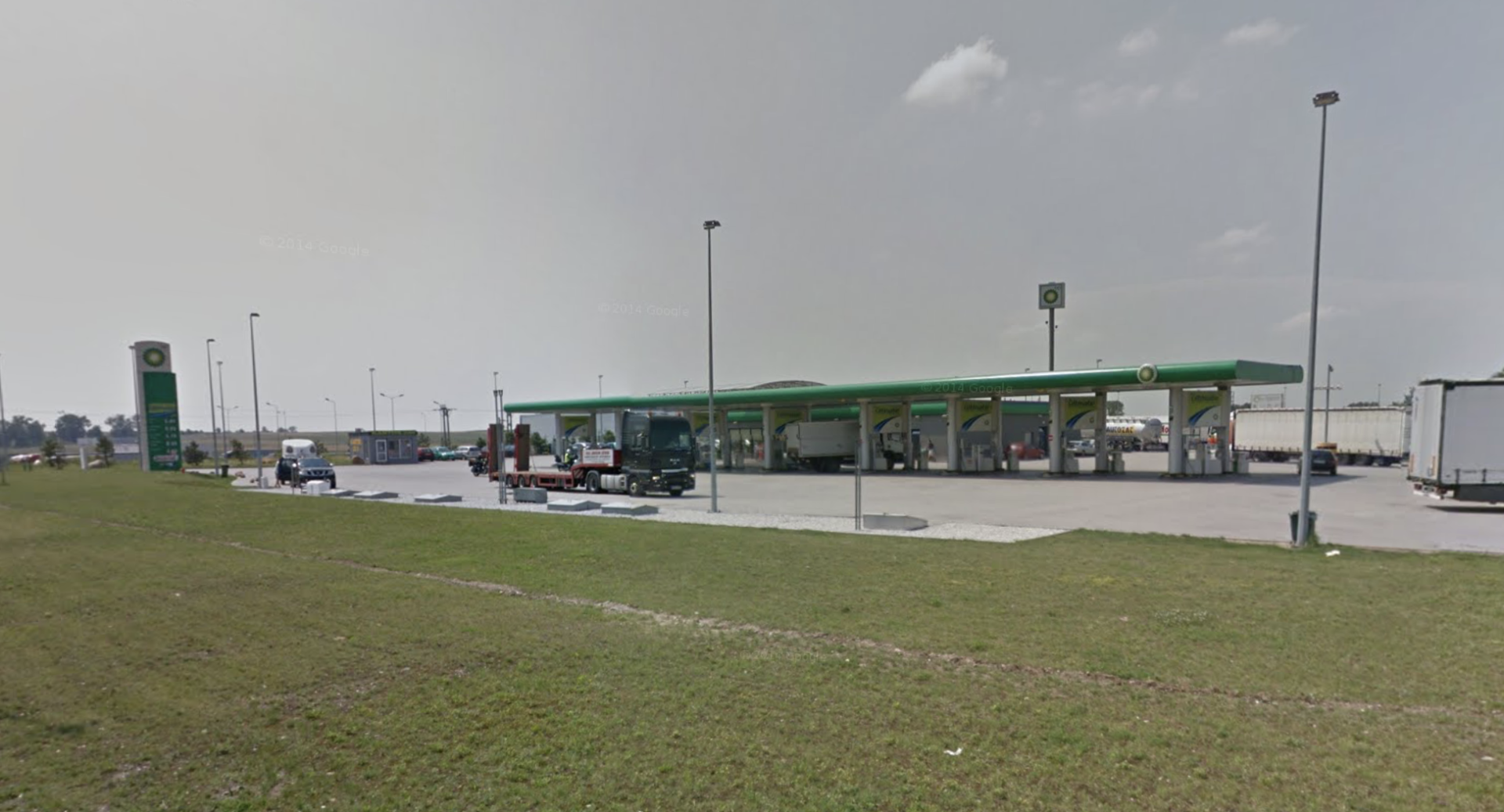 Stacja BP przy węźle autostradowym A4 Katy Wrocławskie