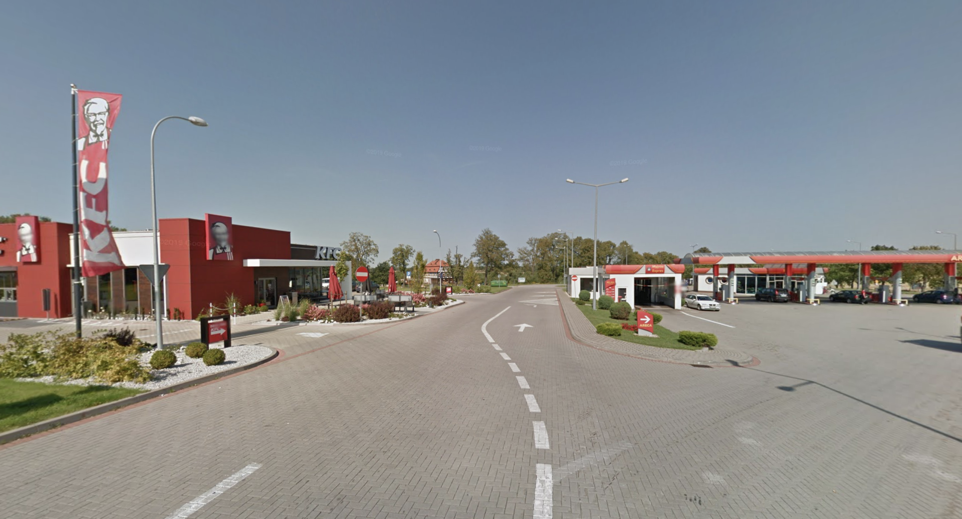 Stacja Paliw Areca, Myjnia i KFC w Zgorzelcu przy ul. Słowiańskiej